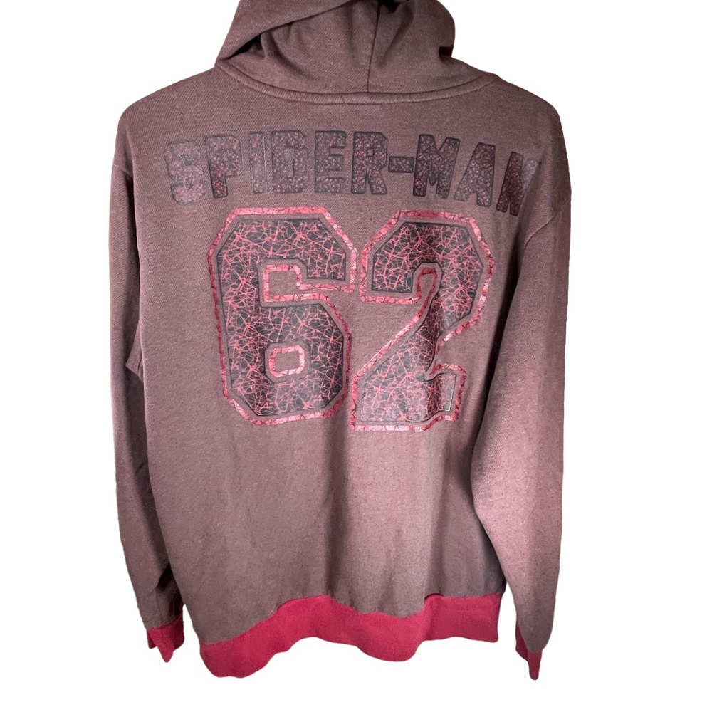 Marvel Spiderman #62 Mens Zip Up Graphic Hoodie Hooded Sweatshirt Size Med 38/40